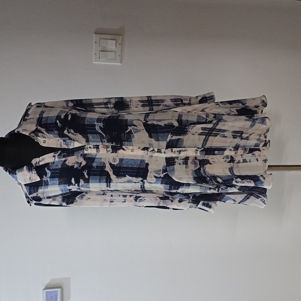 BEBE Multicolor Long Sleeve Dress ,Size S